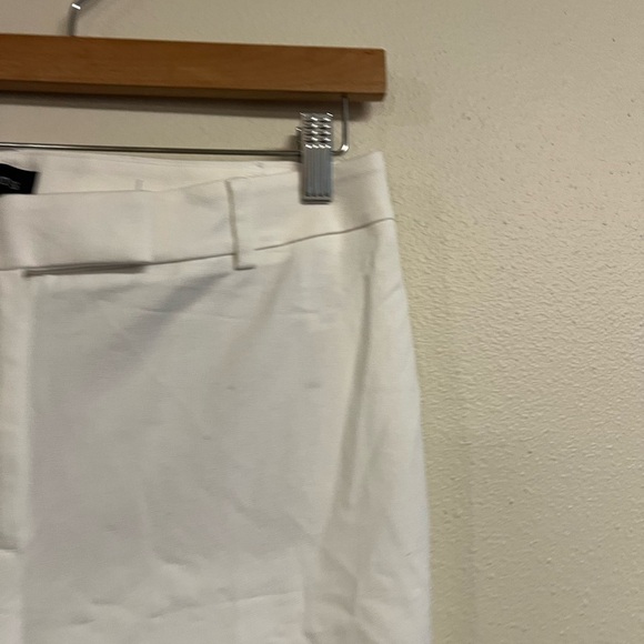 NWT Talbots White High-Waist Straight Dress Pants 6 - Picture 6 of 11